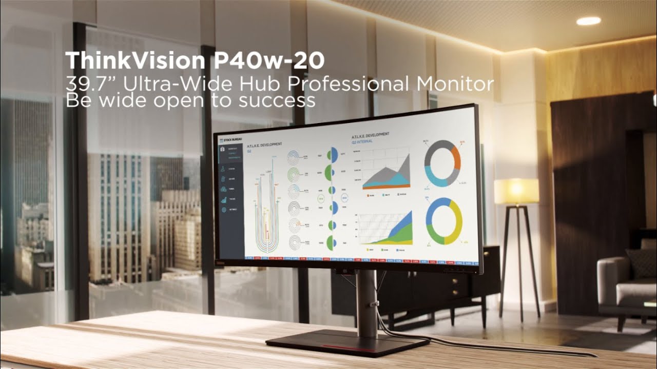 ThinkVision 39.7 inch Ultra-Wide Curved Monitor - P40w-20