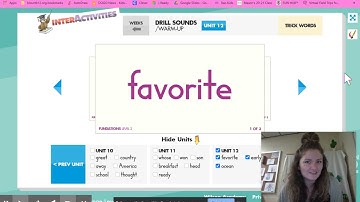 Fundations Unit 12 Week 1 Day 1