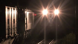 【篠ノ井線貨物列車】80レ、83レ[EF64 1000番台同士の行き違い]西条にて (2019年7月26日)