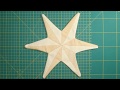 Patchwork – 3D Sterndeckchen nähen - alle Größen ohne Schnittmuster