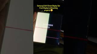 Green Display Samsung Galaxy Fold 4 #mobilerepair #repair #bhopal #greenscreen
