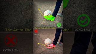 How To Long Pass In football Trick#football #soccer #skills #shorts