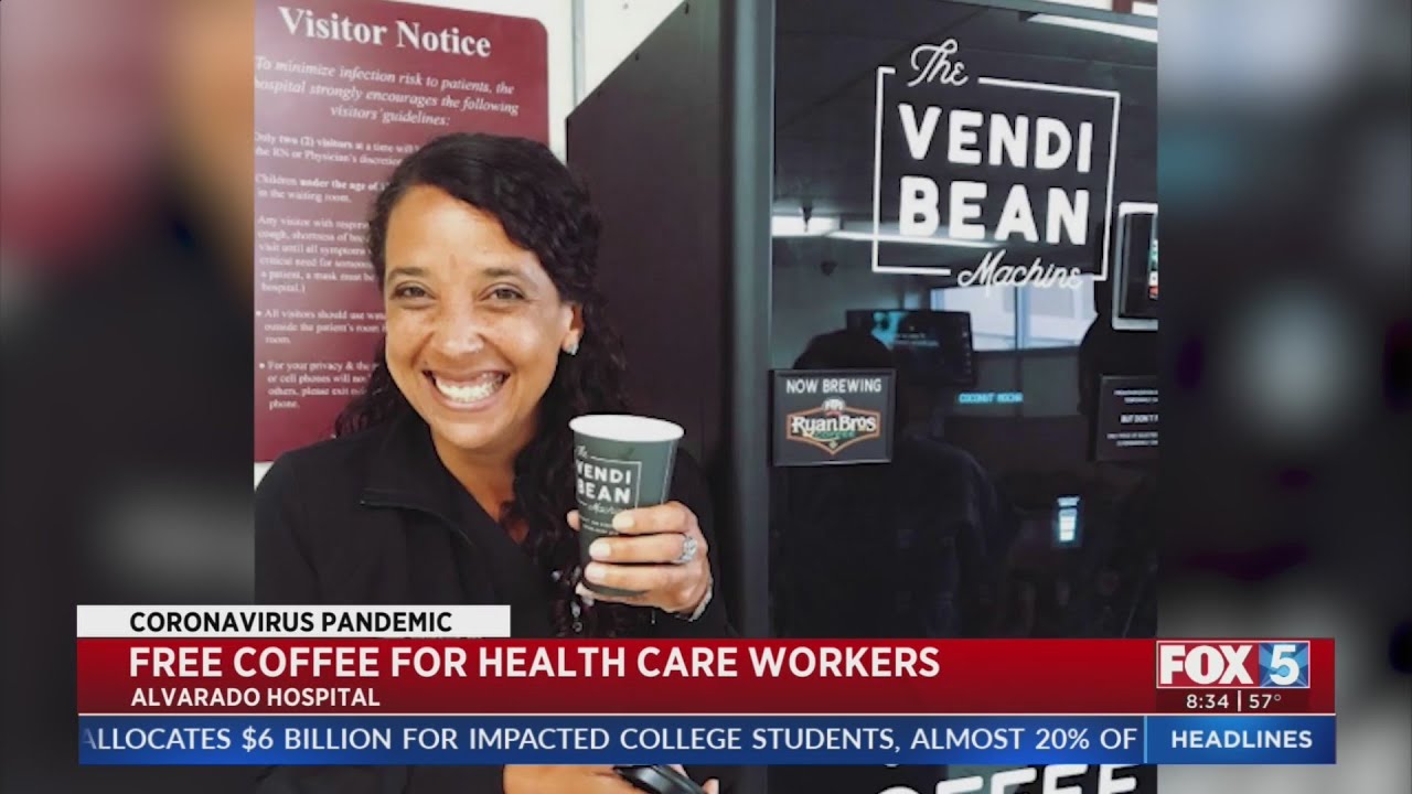 Free Coffee for Health Care Workers YouTube