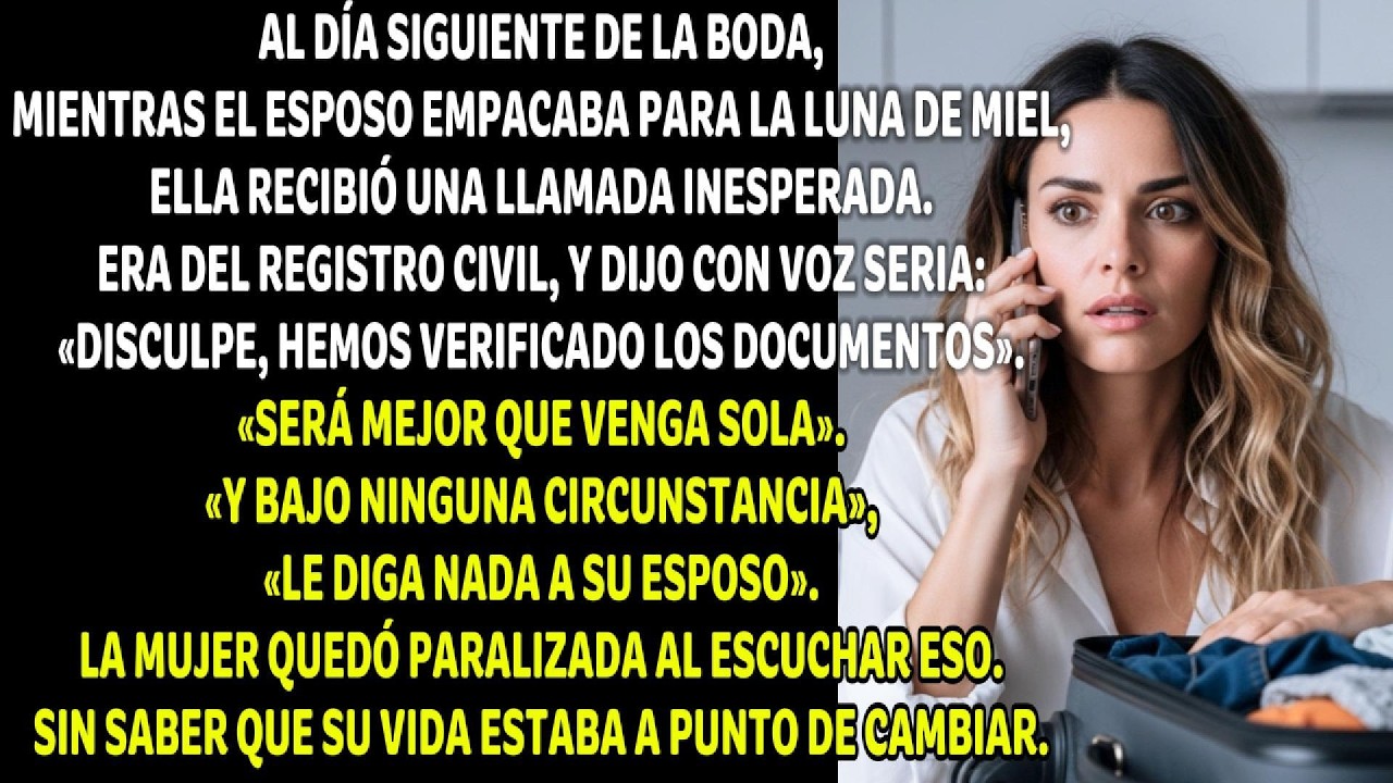 Recién Casada, Recibí una Llamada: 