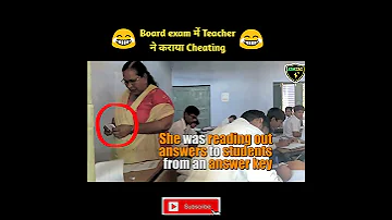 Board exam में Teacher ने कराया Cheating #Short
