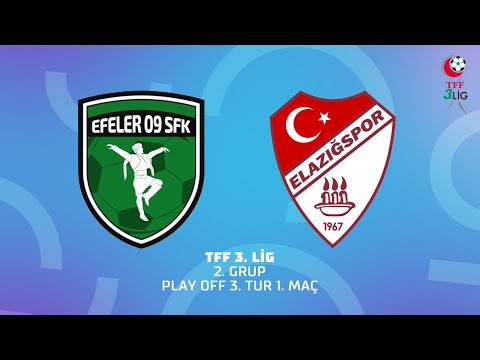 TFF 3. Lig 2. Grup Play Off 3. Tur 1. Maç | Efeler 09 Spor Futbol Kulübü - Çimentaş Elazığspor