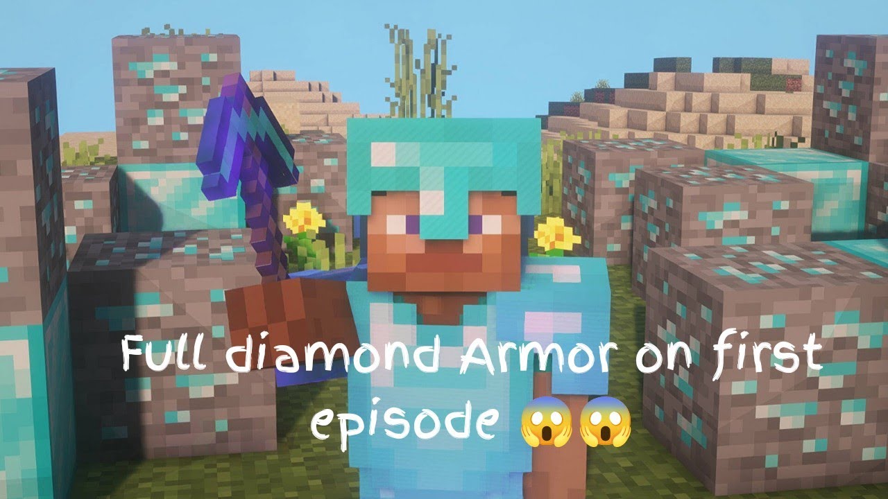 I got full diamond armor on my first day in minecraft survival(Best ...