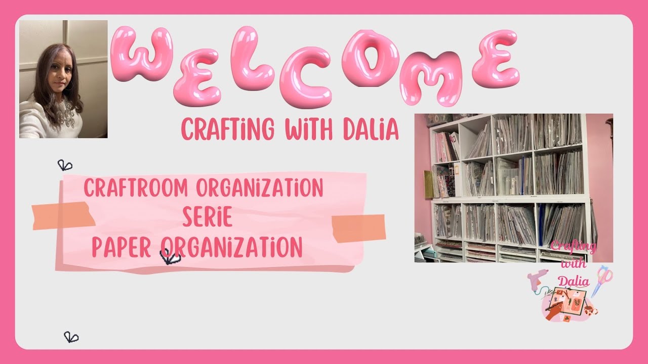 Craftroom organization series. Organizing papers part 1