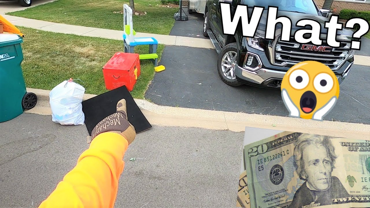 Dumpster Diving & Street Scrapping - Crazy Stuff on the Curb