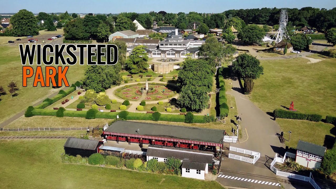 Stunning Aerial Views of Wicksteed Park | 4K Drone Footage
