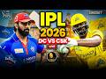 Ipl 2026⌛Delhi Capitals vs Chennai Super Kings Match Live🔥| Cricket 26 Live | RtxVivek