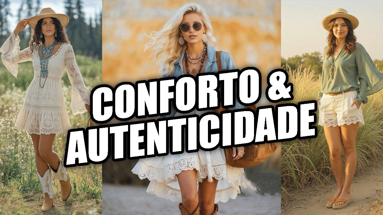 BOHO CHIC / CONFORTO E AUTENTICIDADE NA MODA FEMININA!