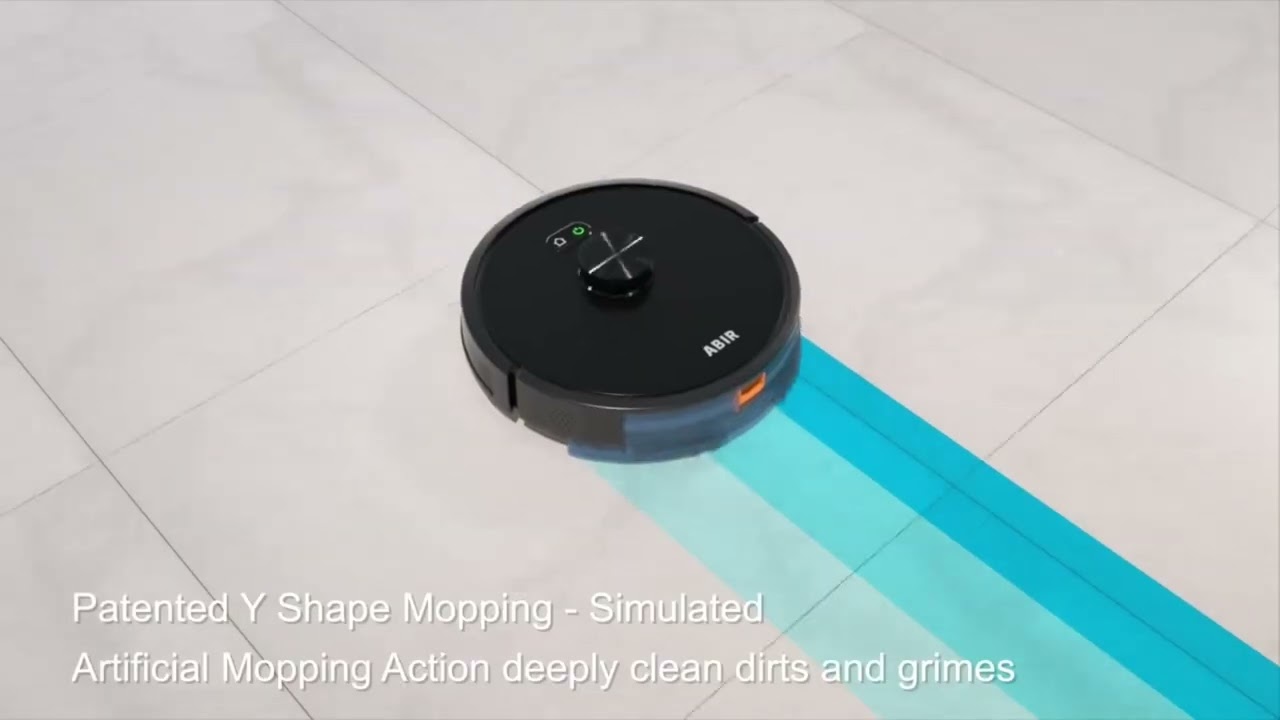 Robot Vacuum Cleaner ABIR X8 ,Laser System, UV Cleaning, TOF Wisdom,