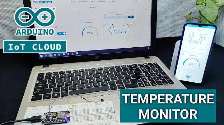 Temperature Monitor using Arduino IoT Cloud | Nodemcu