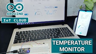 Temperature Monitor using Arduino IoT Cloud | Nodemcu screenshot 1