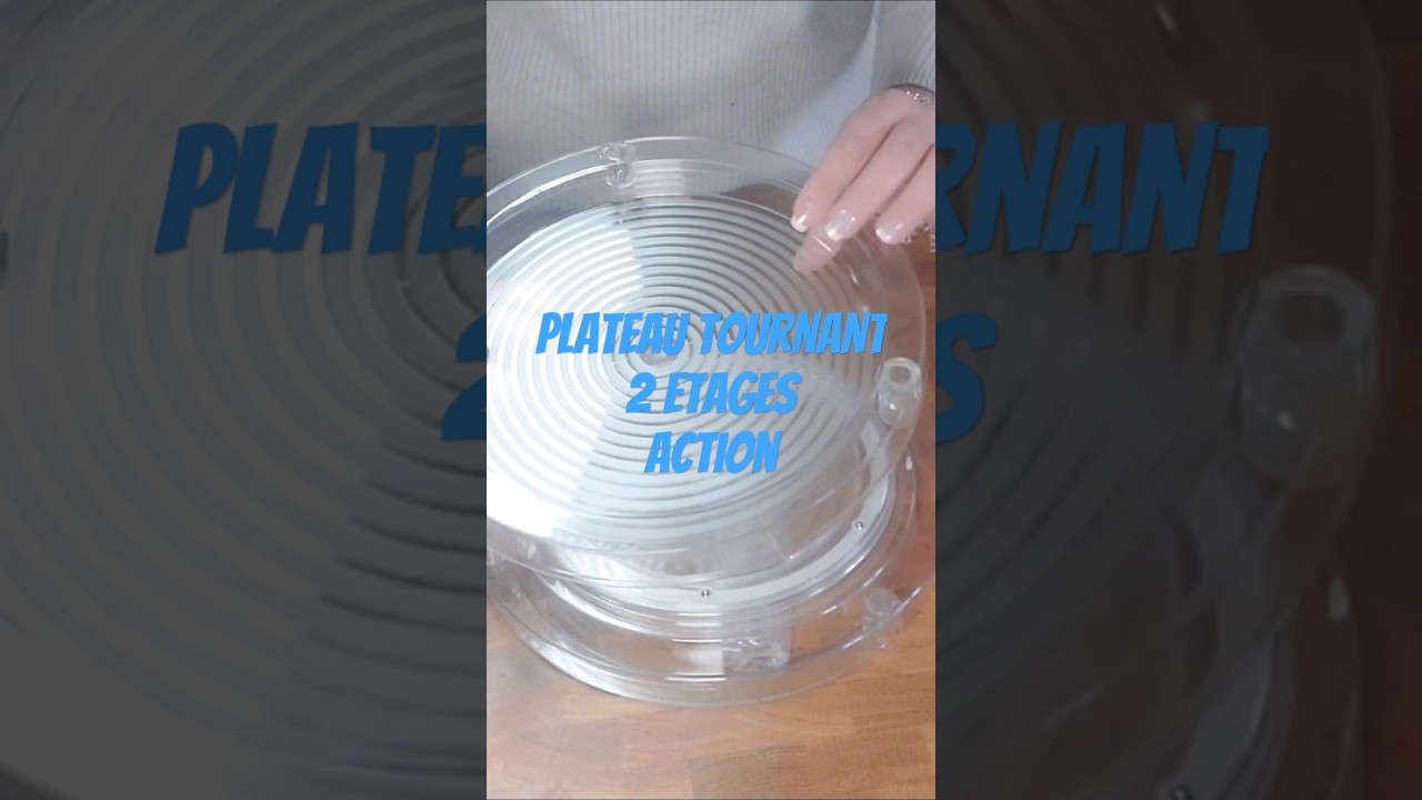 Arrivage Action Plateau Tournant 2 Étages 