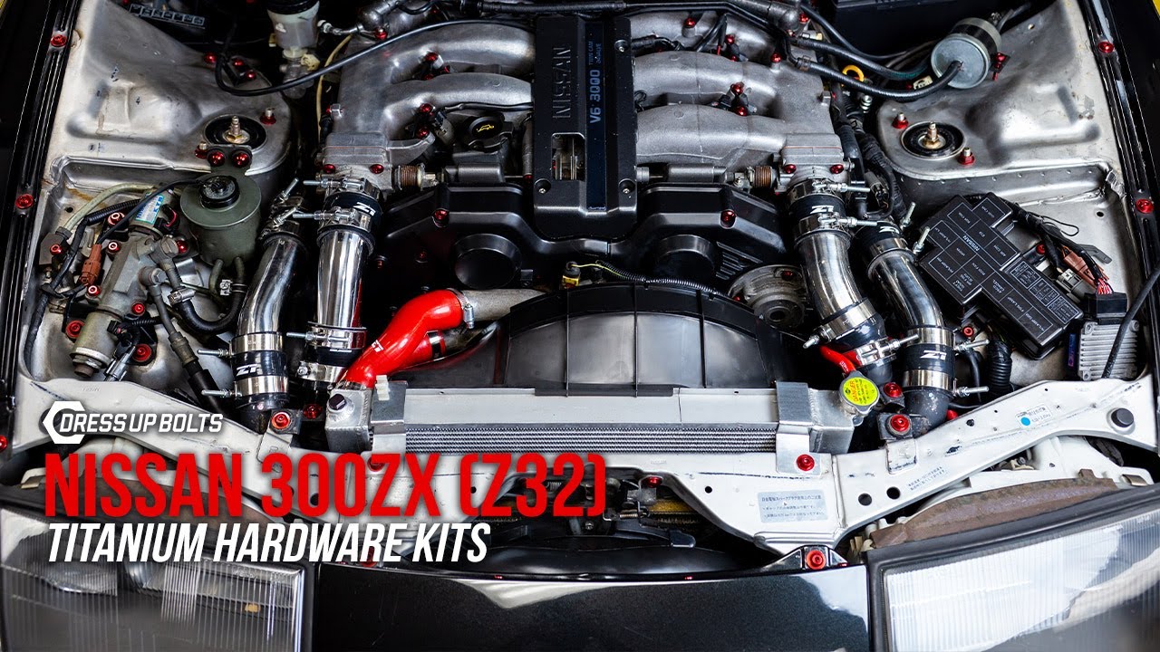 Nissan 300ZX (Z32) Hardware Kits - Dress Up Bolts - YouTube