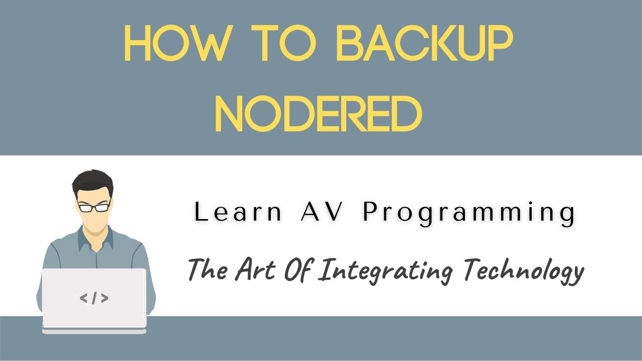 How To Backup Node Red