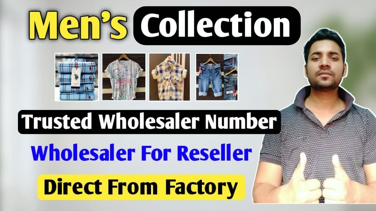 Wholesaler Contact Number Wholesaler For Reseller Men's Wear