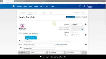 How to create an invoice template in PayPal- Paparazzi