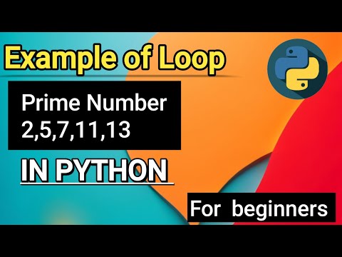 Prime Number| Python me Prime Number Kaise Check Kare |Python Tutorial-16 Hindi (With Notes)