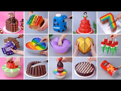 1000+ Easy Colorful Cake Decorating You Can Try At Home |  Beautiful Chocolate Cake Compilation