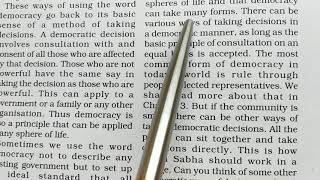 What is Democracy, Why Democracy - Lecture 17