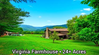 Virginia Farmhouse For Sale / 25  Acres BIG stone Gap / Virginia Real Estate Tate Springs Rd