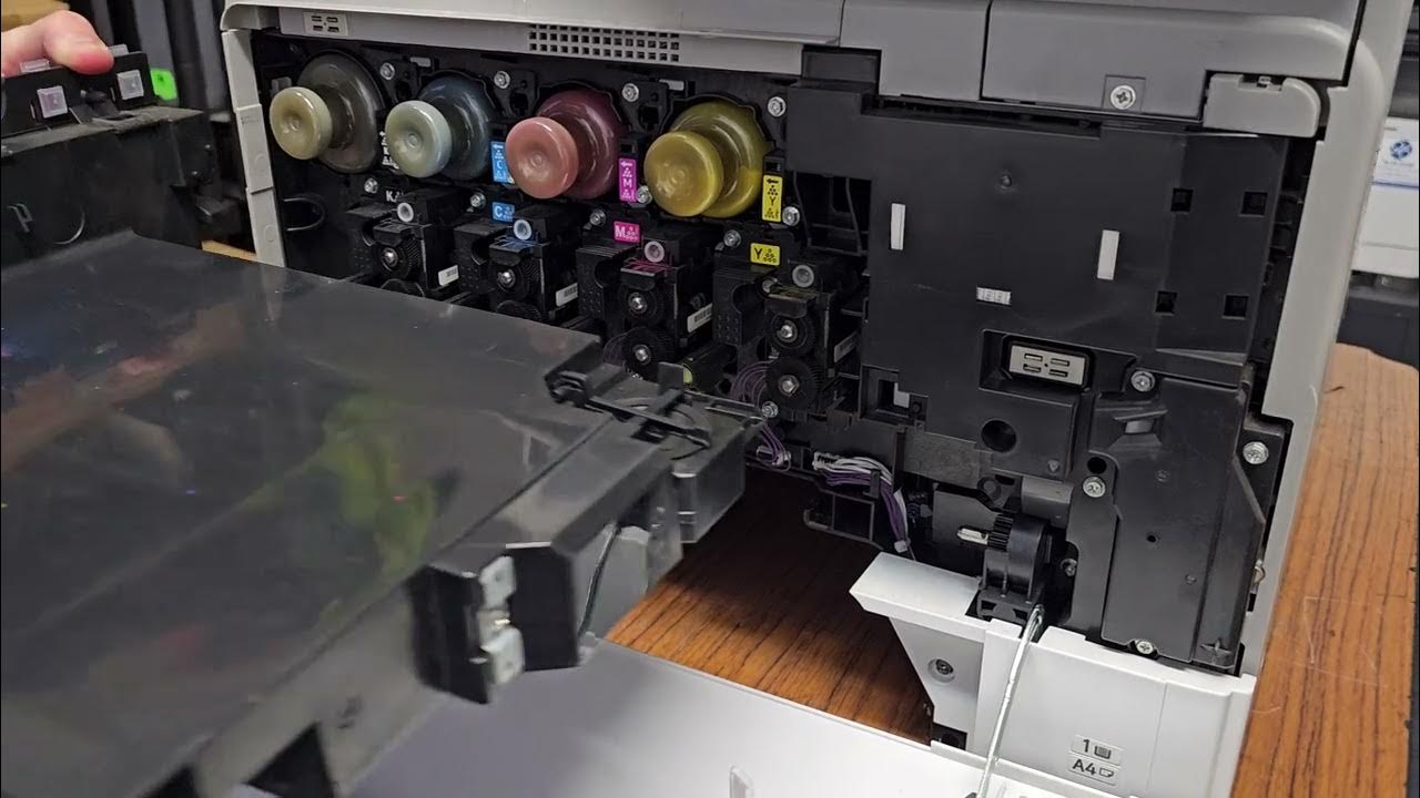 Waste Toner Removal Ricoh MP C307 And MP C407 YouTube
