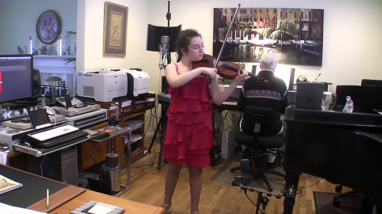 Michelle Stern plays Saint-Saëns Violin Concerto in Bm Second Movement