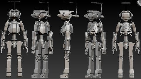 Fan Sculpt of Canti [FLCL] in Zbrush TimeLapse.