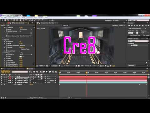 After Effects - 3D Stroke Animation With Effects | Cre8Tutorials (No Plug Ins)
