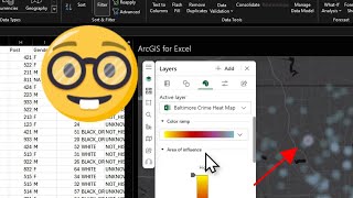How to Make Heatmap in Excel ArcGIS Add In