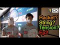 Badminton Rackets, Strings & Tensions of Mixed & Womens Doubles Pro Badminton Players - Watanabe