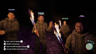 Sons of the Forest, Jump Space, Helldivers 2, Fallout 4, and weird videos I cant describe.
