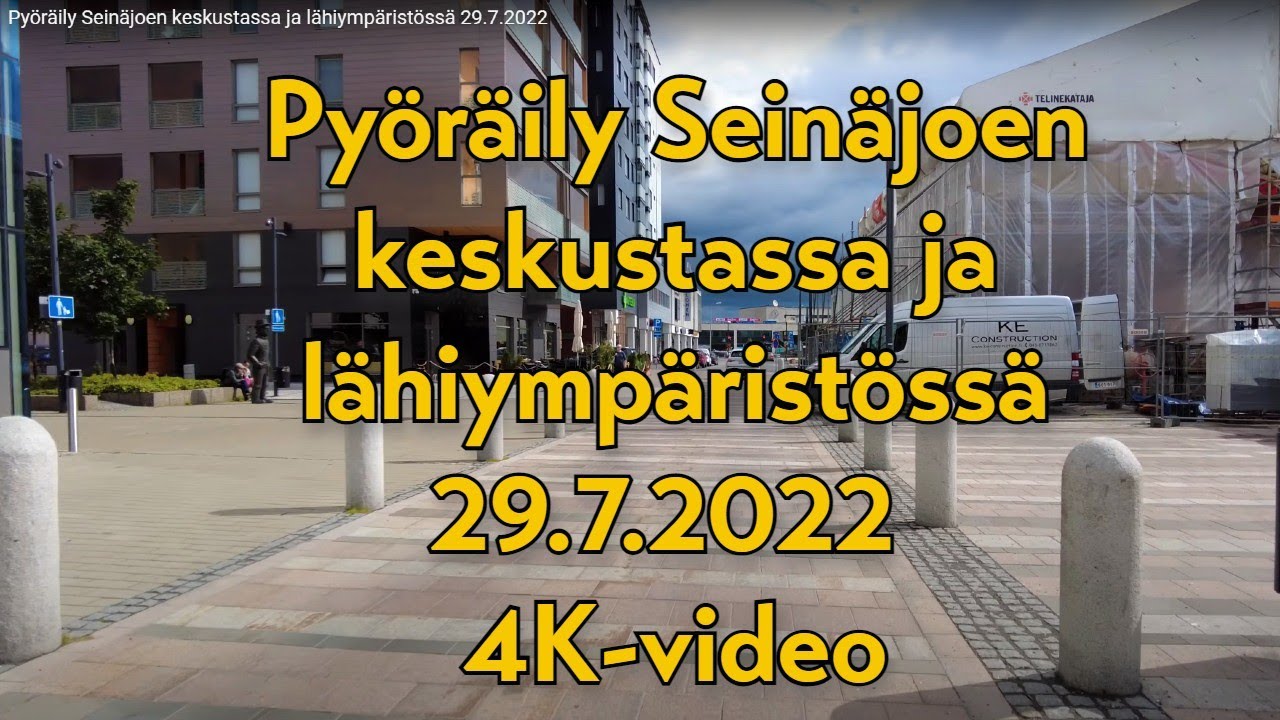 Pyöräily Seinäjoen keskustassa ja lähiympäristössä 29.7.2022