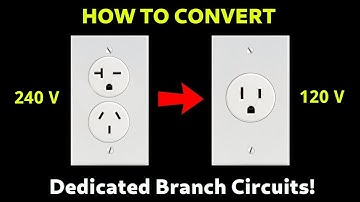 How To Convert 240V Receptacles Or Branch Circuits To 120V! (STEP BY STEP)