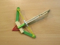 Make a mini Crossbow Using Pop stick (Home made Weapon ) - Easy ballesta casera Tutorials
