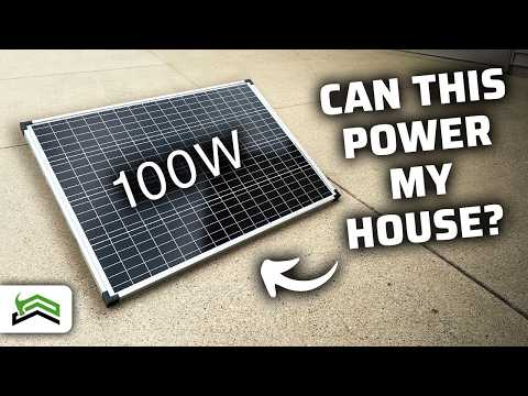 What Can You Run On A Single Solar Panel?