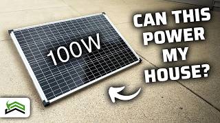 What Can You Run On A Single Solar Panel?