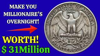 Top 5 Rare Washington Quarter Dollar Coins Worth Millions – Do You Have One?
