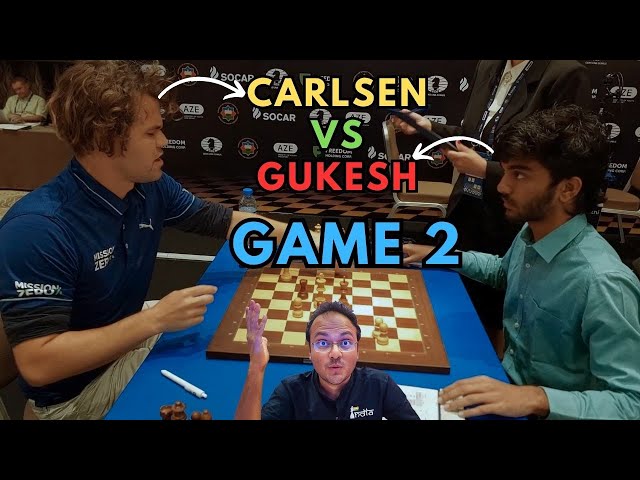 Gukesh wins against Magnus Carlsen! Gukesh vs Carlsen