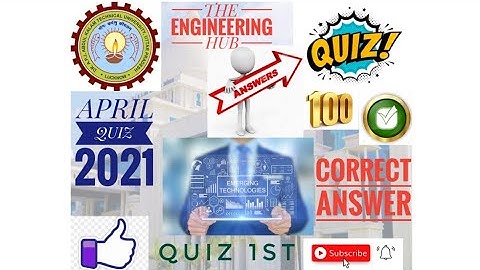 AKtU PRuTOR AI QUIZ 1|| EMERGING TECHNOLOGY FOR ENGINEERING|| THE ENGINEERING HUB