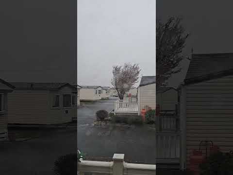 Storm Hail sleet rain snow gales March 2026 North Wales.