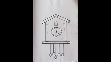 Easy clock drawing #easy