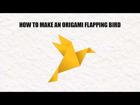 How To Make  an Origami Flapping Bird