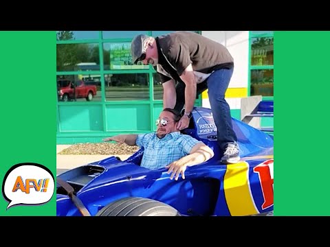 OMG, He's Actually STUCK! ?| Funny Fails | AFV 2021