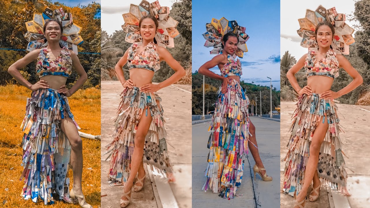 SIMPLING PAPEL NA NAGAWANG GOWN