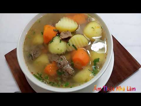 Video Cách Làm Gân Bò Hầm Khoai Tây Cà Rốt | Ẩm Thực Nhà Làm - youtube