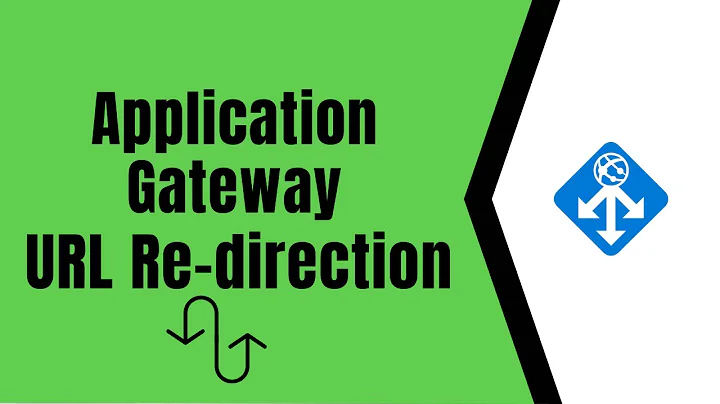 Application gateway URL redirection